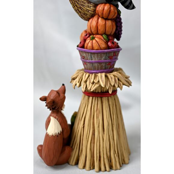 Jim Shore Thankful Hearts & Harvest Blessings Stacked Figurine 4047828 - Picture 6 of 10